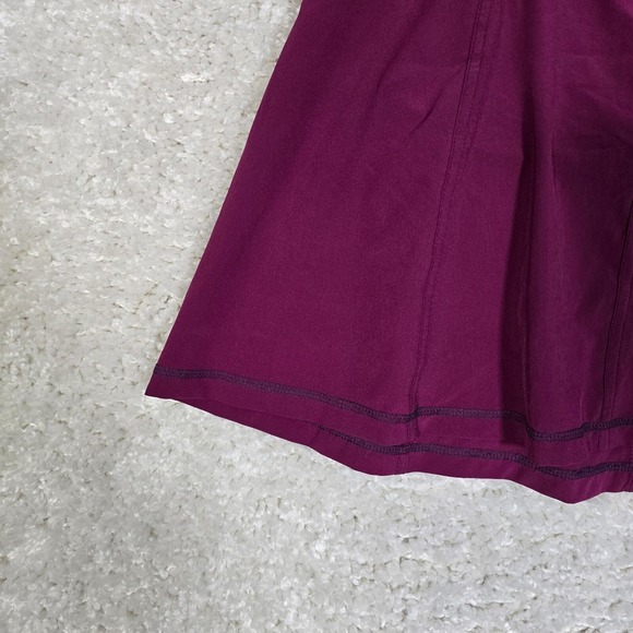 Title Nine Skort Women 2 Purple Swingtastic Stretch Zip Pocket Active Tenniscore - Picture 2 of 12